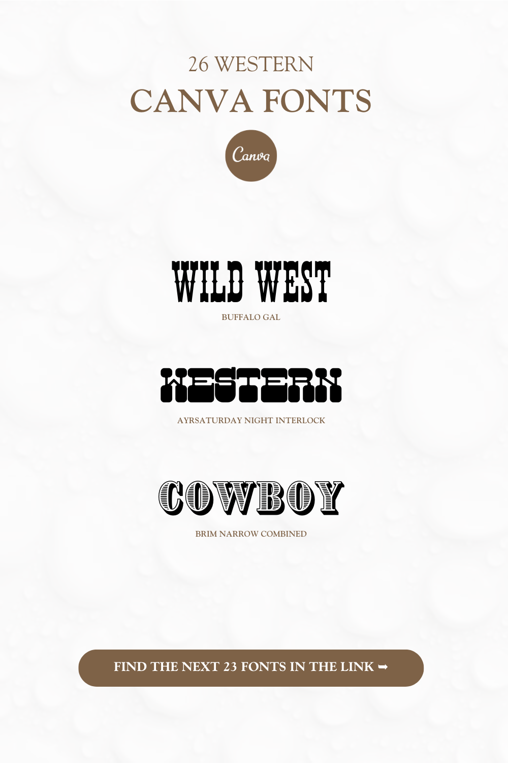 26 Western Canva Fonts That Ll Make Any Cowboy Proud Goofy Designer   Western Canva Font Ideas 