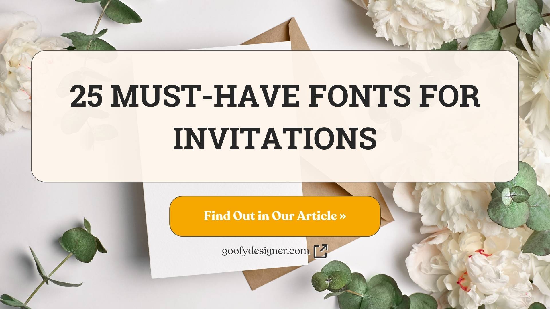 25 Fonts That'll Make Your Invitations Unforgettable