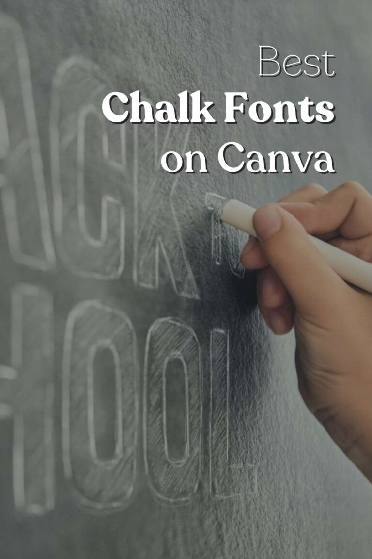 26 Chalk Fonts In Canva Thatll Take You Back To School Goofy Designer