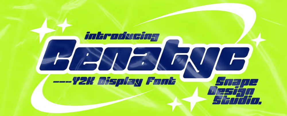 12 Handpicked Y2K Fonts (2022) - Graphic Pie
