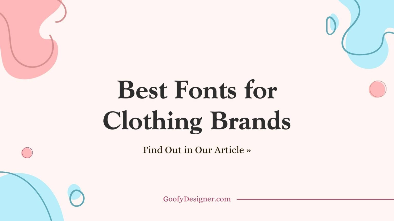 27 Clothing Brand Fonts to Create Iconic Fashion