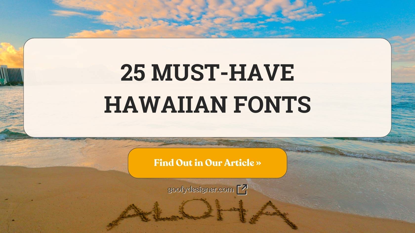 25 Hawaiian Fonts Capturing This Sunny Island's Unique Charm