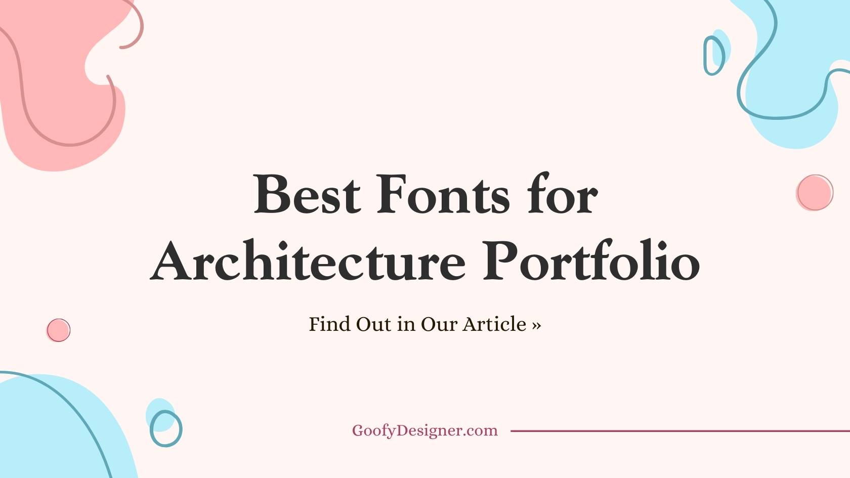 27 Fonts for Architecture Portfolio That Complement Your Vision
