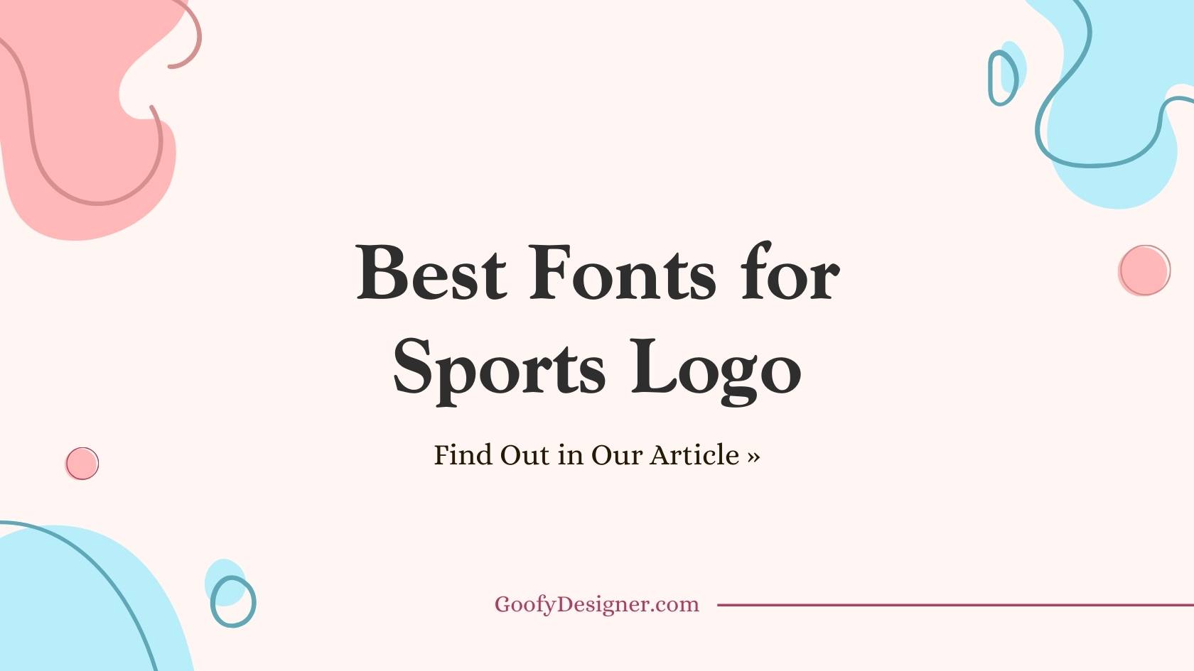 23 Best Fonts for Sports Logo that Convey Passion and Energy