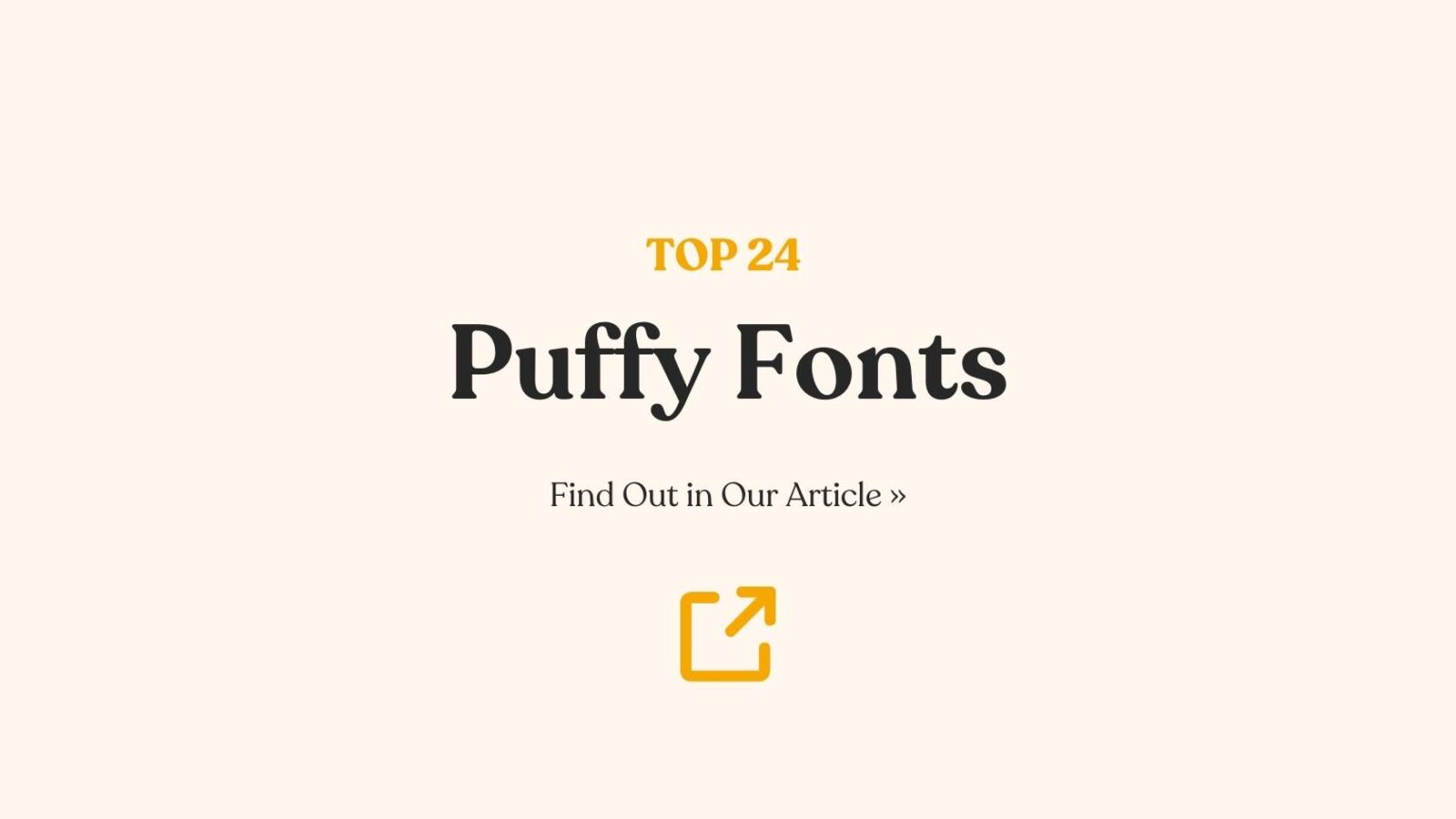 24 Puffy Fonts To Make Your Designs Pop!