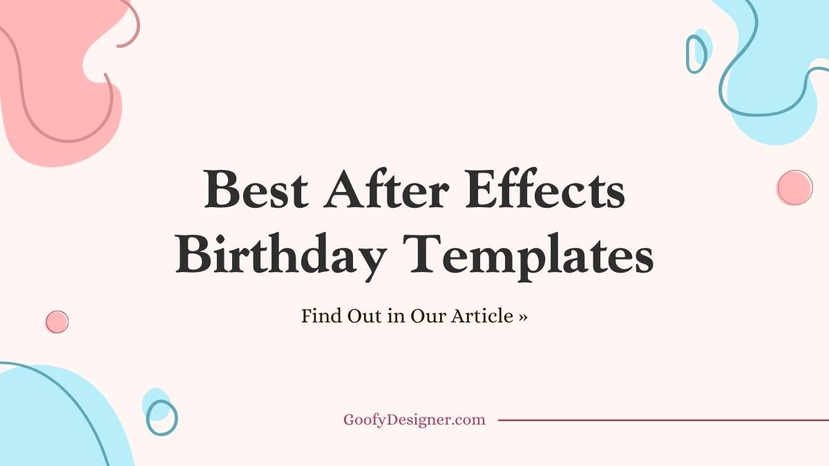 happy birthday after effects template download