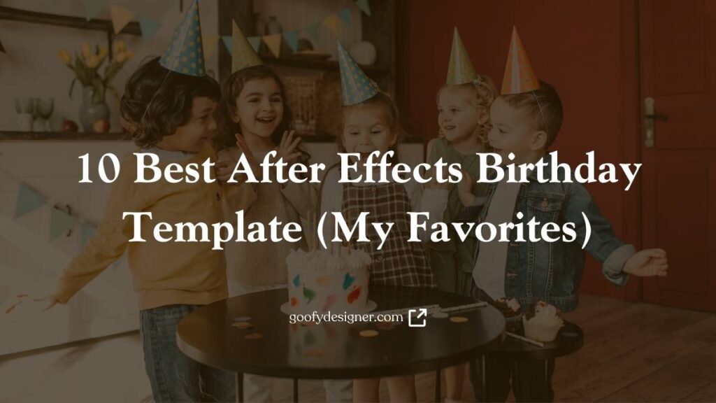 after effects birthday template download