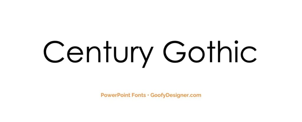 best font for training presentations