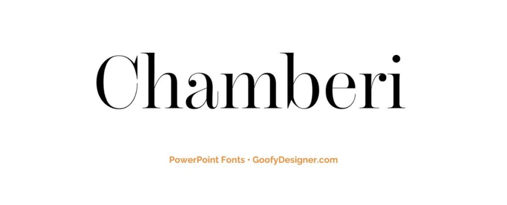 good fonts for presentations