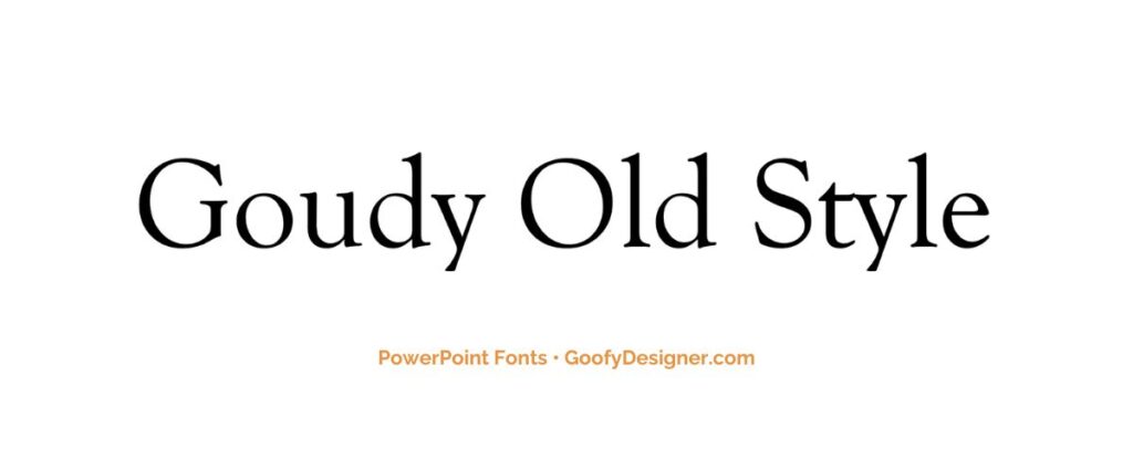 presentation good fonts