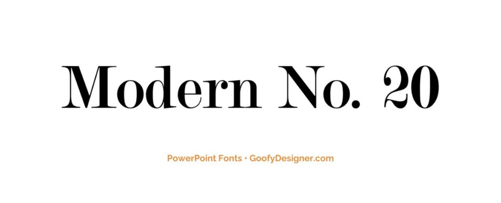 best font for a presentation