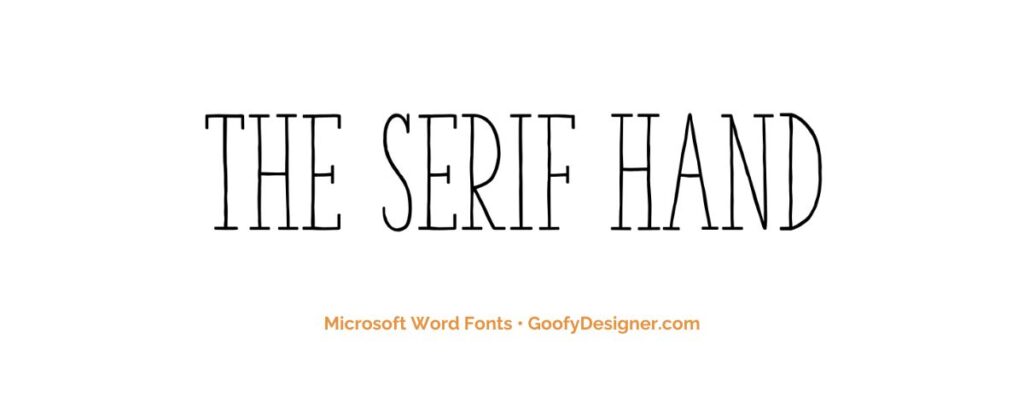 fonts for assignments