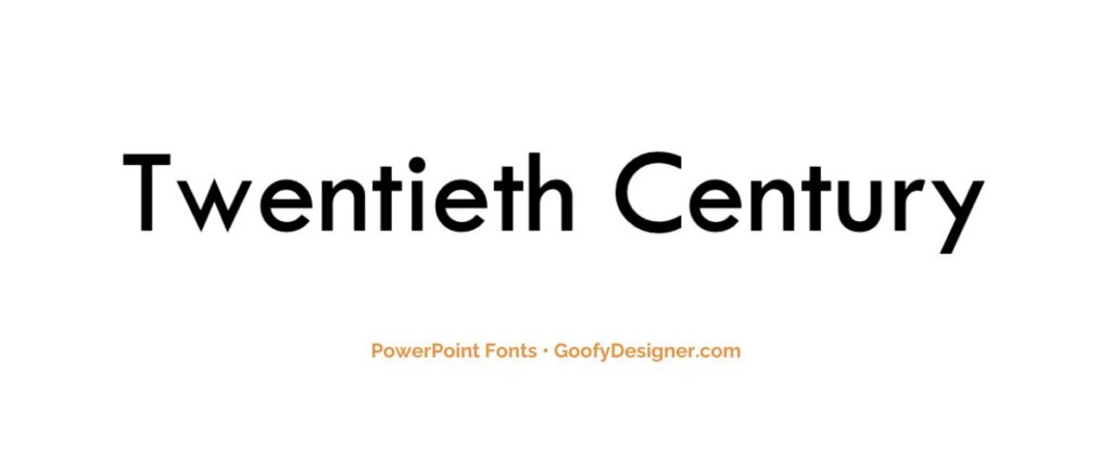 best font in presentations