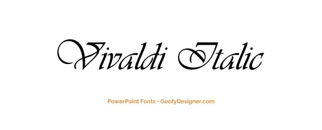 fonts for presentation